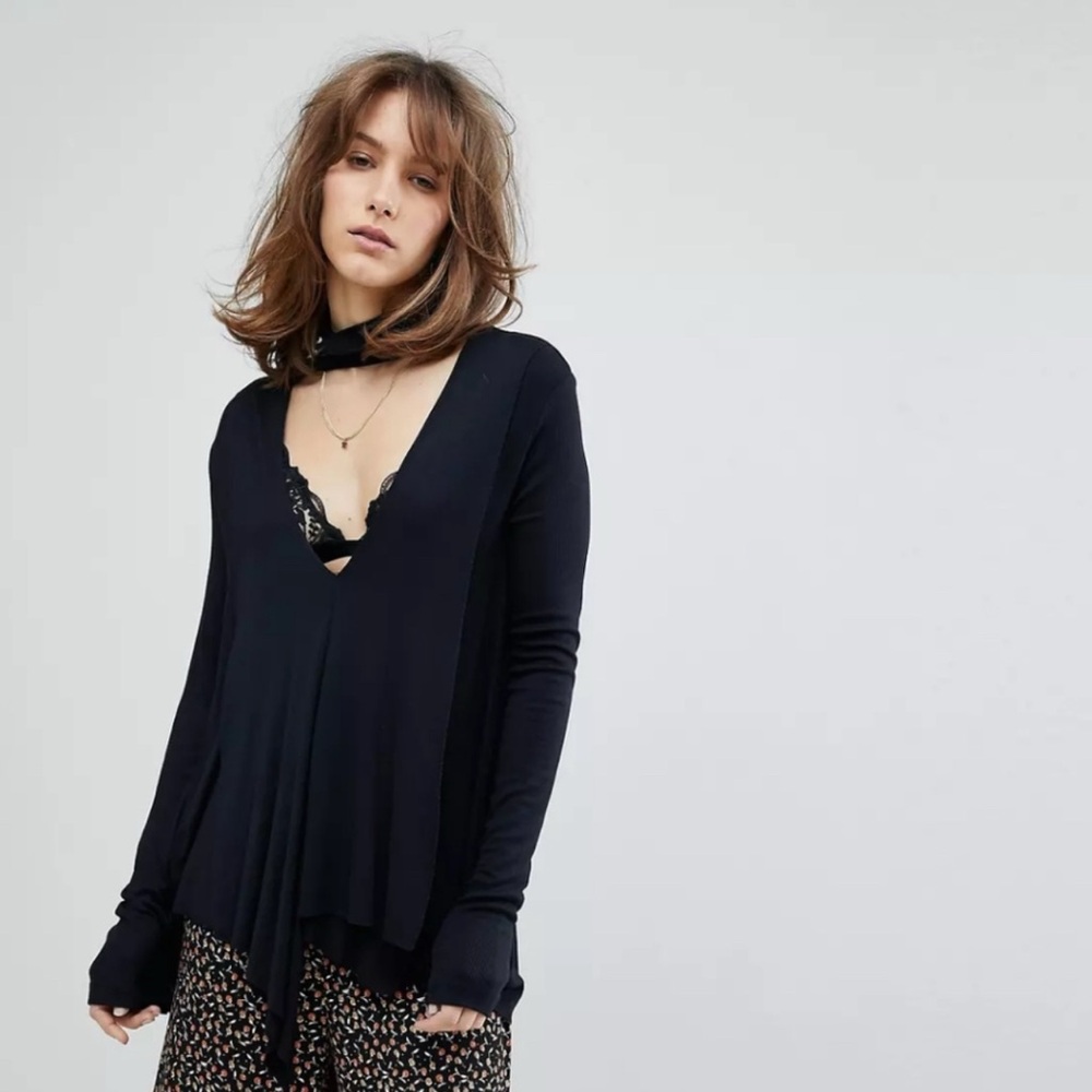 free people UPTOWN turtleneck top